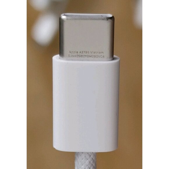 Genuine Original Apple 140W USB-C Power Adapter A2452 With Apple USB-C to USB-C - Picture 2 of 11